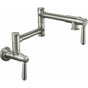 California Faucets - Pot Filler - Dual Handle Wall Mount - Traditional - Gloss White