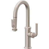 California Faucets - Pull-Down Prep/Bar Faucet with Squeeze Sprayer - Gloss White