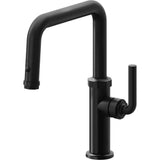 California Faucets - Pull-Down Kitchen Faucet with Button Sprayer  - Quad Spout - Matte Black