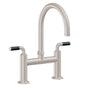 California Faucets - Bridge Kitchen Faucet - Arc Spout - Gloss White