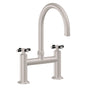 California Faucets - Bridge Kitchen Faucet - Arc Spout - Gloss White