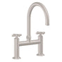 California Faucets - Bridge Kitchen Faucet - Arc Spout - Gloss White
