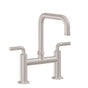 California Faucets - Bridge Kitchen Faucet - Quad Spout - Gloss White