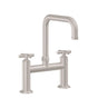 California Faucets - Bridge Kitchen Faucet - Quad Spout - Gloss White