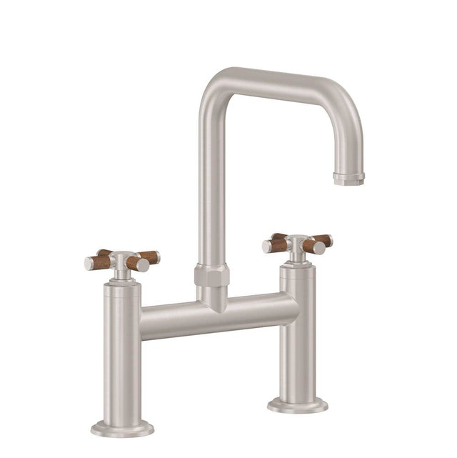 California Faucets - Bridge Kitchen Faucet - Quad Spout - Gloss White