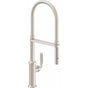 California Faucets - Culinary Pull-Out Kitchen Faucet with Button Sprayer - Gloss White