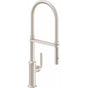 California Faucets - Culinary Pull-Out Kitchen Faucet with Button Sprayer - Gloss White