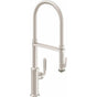 California Faucets - Culinary Pull-Out Kitchen Faucet with Squeeze Sprayer - Gloss White