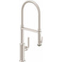 California Faucets - Culinary Pull-Out Kitchen Faucet with Squeeze Sprayer - Gloss White