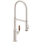 California Faucets - Culinary Kitchen Faucet with Squeeze Sprayer - Gloss White