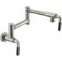 California Faucets - Pot Filler - Dual Handle Wall Mount - Industrial - Gloss White