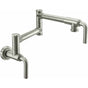 California Faucets - Pot Filler - Dual Handle Wall Mount - Industrial - Gloss White