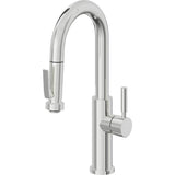California Faucets - Pull-Down Prep/Bar Faucet with Squeeze Sprayer - Polished Chrome