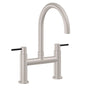 California Faucets - Bridge Kitchen Faucet - Arc Spout - Gloss White