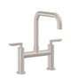 California Faucets - Bridge Kitchen Faucet - Quad Spout - Gloss White