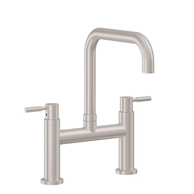 California Faucets - Bridge Kitchen Faucet - Quad Spout - Gloss White