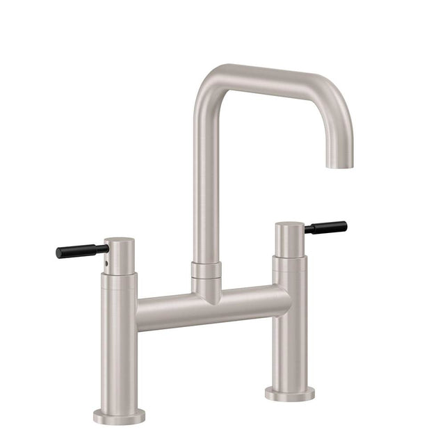 California Faucets - Bridge Kitchen Faucet - Quad Spout - Gloss White