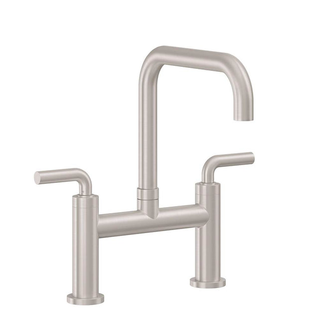 California Faucets - Bridge Kitchen Faucet - Quad Spout - Gloss White