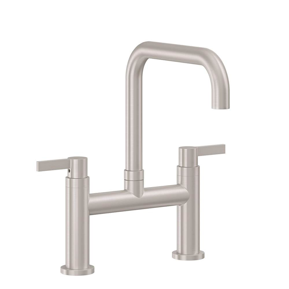 California Faucets - Bridge Kitchen Faucet - Quad Spout - Gloss White
