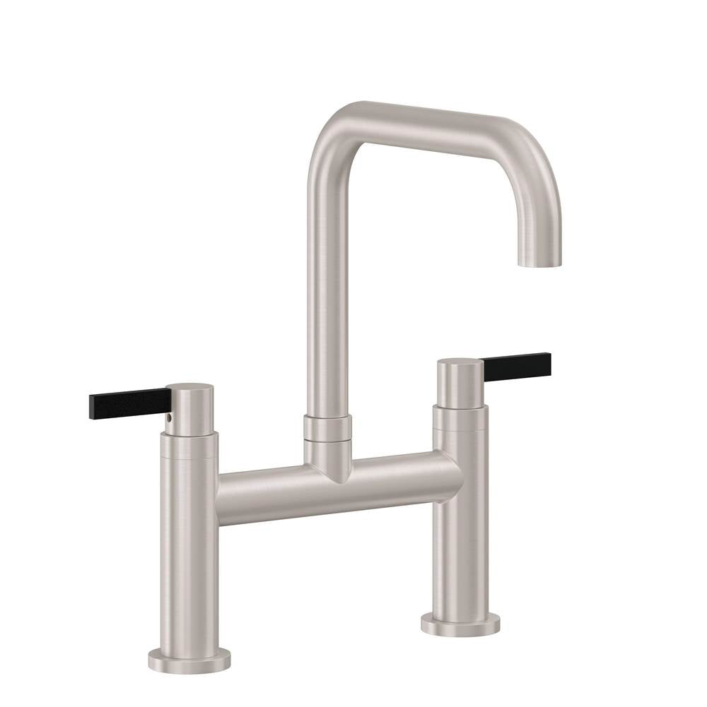 California Faucets - Bridge Kitchen Faucet - Quad Spout - Gloss White