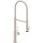 California Faucets - Culinary Pull-Out Kitchen Faucet with Squeeze Sprayer - Gloss White