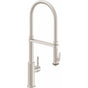 California Faucets - Culinary Pull-Out Kitchen Faucet with Squeeze Sprayer - Gloss White