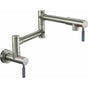 California Faucets - Pot Filler - Dual Handle Wall Mount - Contemporary - Gloss White