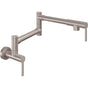 California Faucets - Pot Filler - Dual Handle Wall Mount - Contemporary - Gloss White