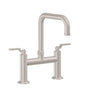 California Faucets - Bridge Kitchen Faucet - Quad Spout - Gloss White