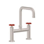 California Faucets - Bridge Kitchen Faucet - Quad Spout - Gloss White