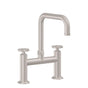 California Faucets - Bridge Kitchen Faucet - Quad Spout - Gloss White
