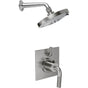California Faucets - Descanso StyleTherm 1/2'' Thermostatic Shower System with Single Showerhead - Gloss White
