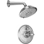 California Faucets - Monterey StyleTherm 1/2'' Thermostatic Shower System with Single Showerhead - Gloss White