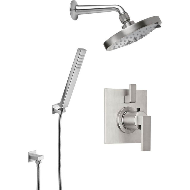 California Faucets - Morro Bay StyleTherm 1/2'' Thermostatic Shower System with Showerhead and Handshower - Gloss White