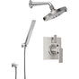 California Faucets - Morro Bay StyleTherm 1/2'' Thermostatic Shower System with Showerhead and Handshower - Gloss White