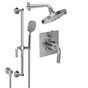 California Faucets - Descanso StyleTherm 1/2'' Thermostatic Shower System with Handshower Slide Bar - Gloss White