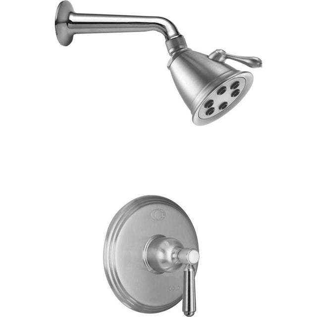 California Faucets - Montecito Pressure Balance Shower System with Single Showerhead - Gloss White