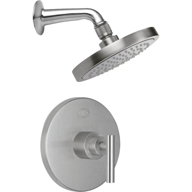 California Faucets - Tiburon Pressure Balance Shower System with Single Showerhead - Gloss White
