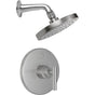 California Faucets - Tiburon Pressure Balance Shower System with Single Showerhead - Gloss White