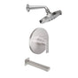 California Faucets - Morro Bay Pressure Balance Shower System with Single Showerhead and Tub Spout - Gloss White