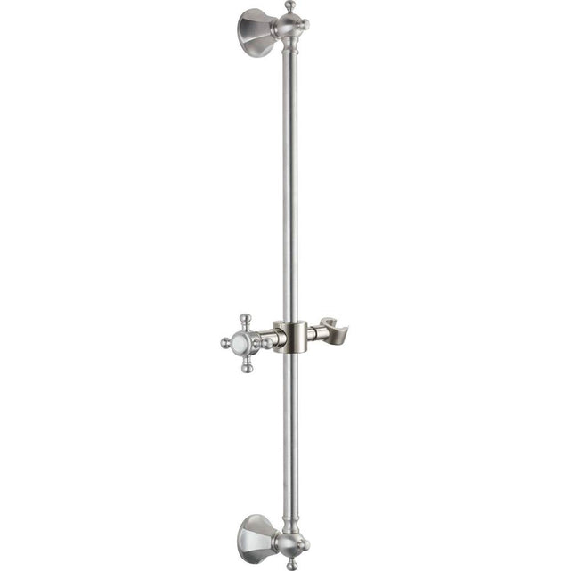 California Faucets - Wall Mounted Slide Bar - Gloss White