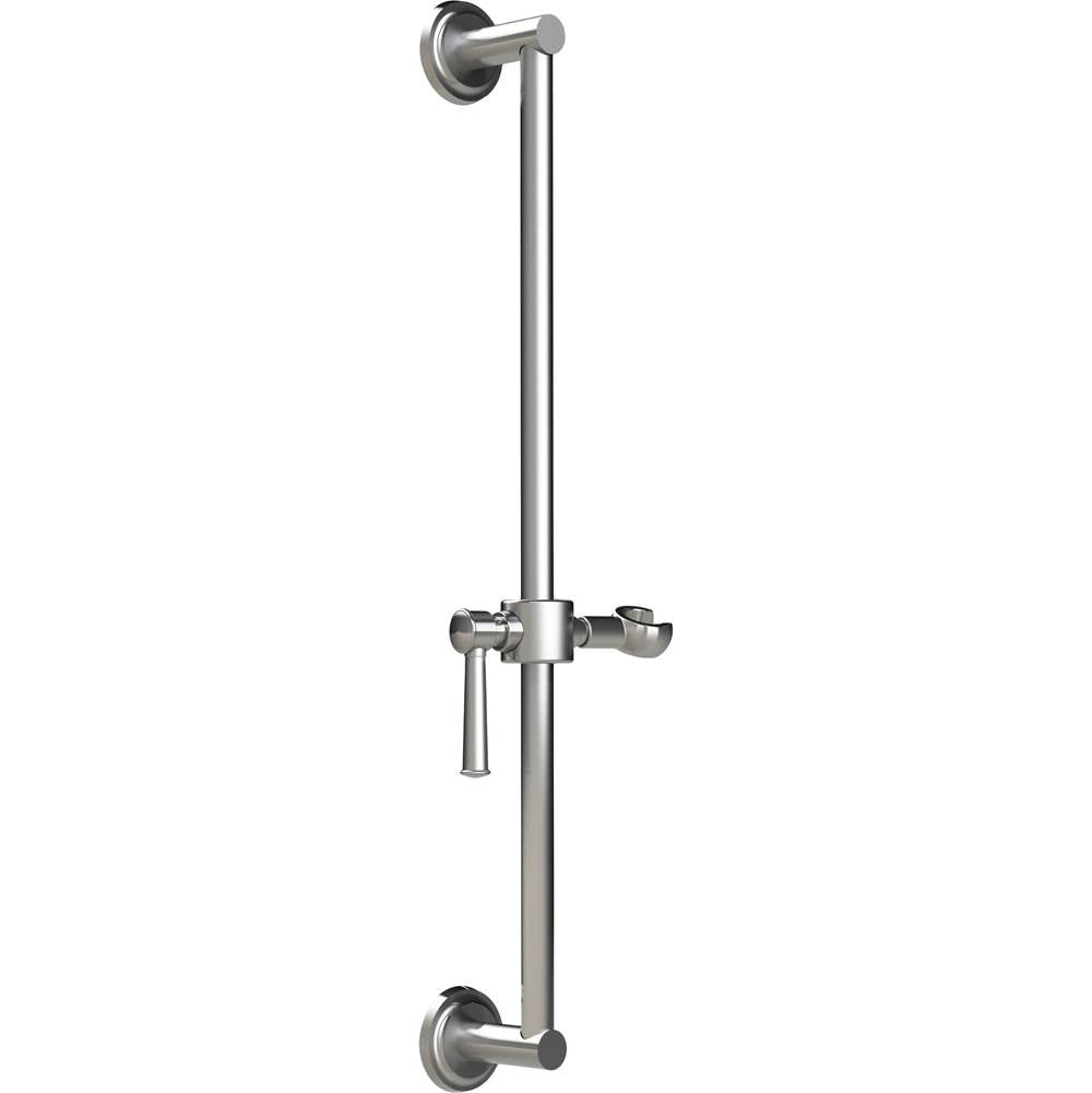 California Faucets - Wall Mounted Slide Bar - Gloss White