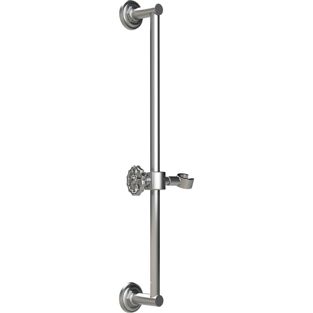 California Faucets - Wall Mounted Slide Bar - Gloss White