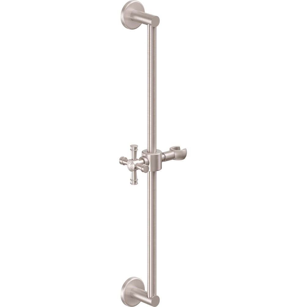 California Faucets - Wall Mounted Slide Bar - Gloss White