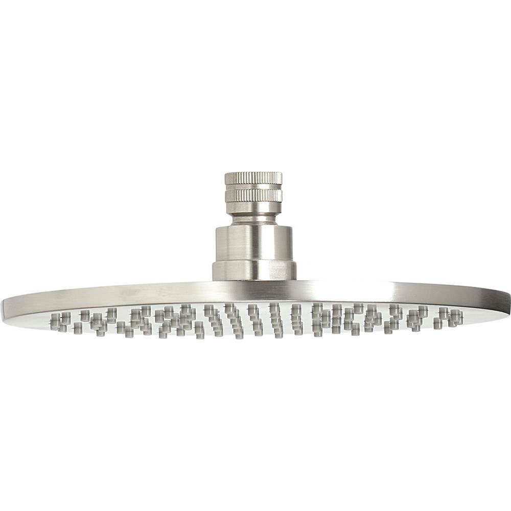 California Faucets - 8'' Diameter Ultra-Thin Round Showerhead - Gloss White