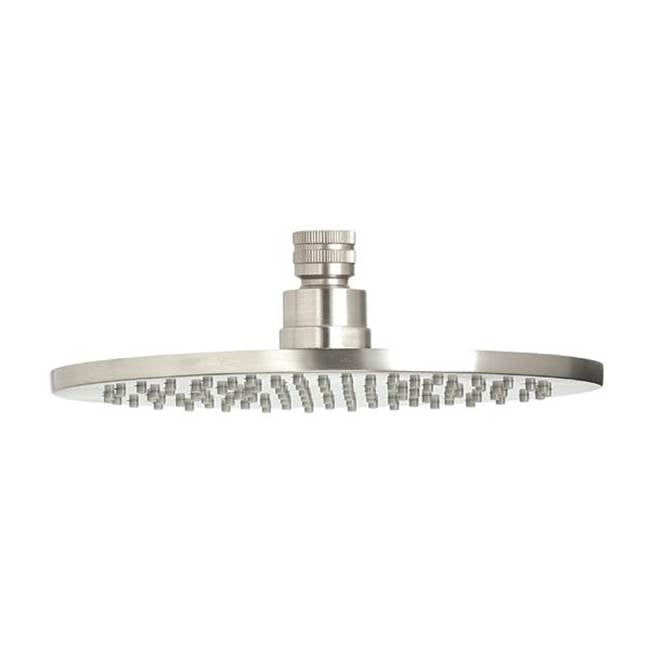 California Faucets - 8'' Diameter Ultra-Thin Round Showerhead - Gloss White