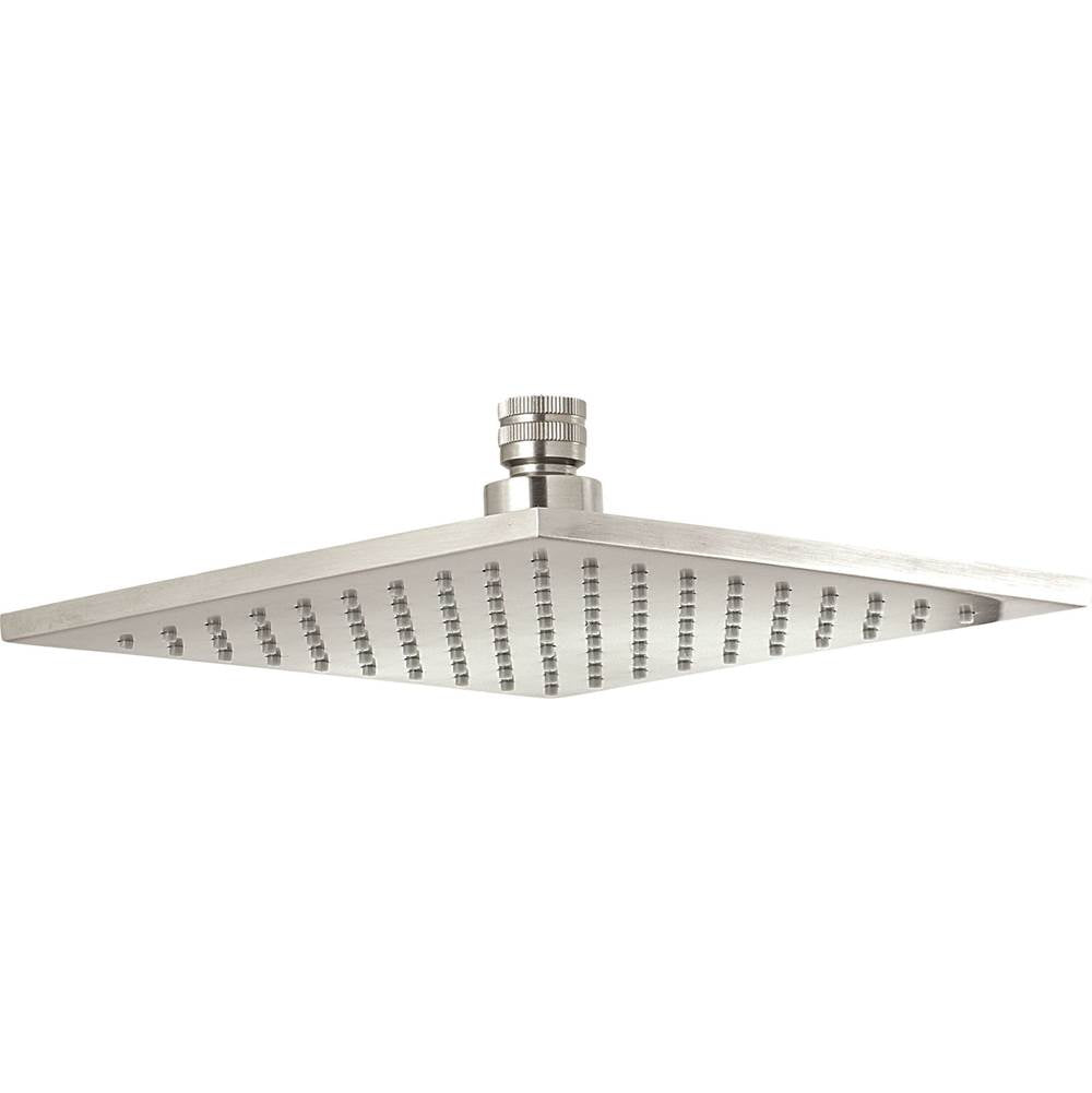 California Faucets - 8'' Ultra-Thin Square Showerhead - Gloss White