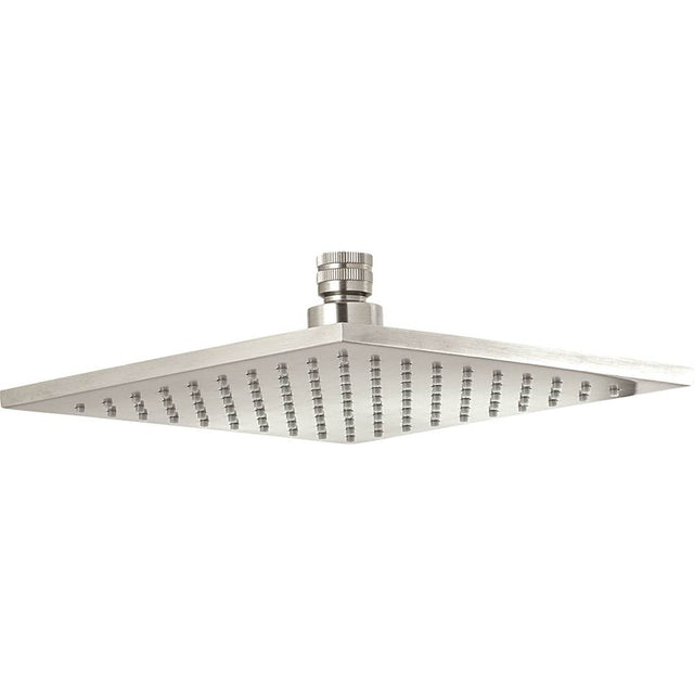 California Faucets - 8'' Ultra-Thin Square Showerhead - Gloss White