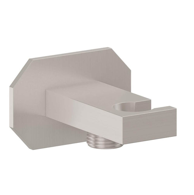 California Faucets - Supply Elbow with Handshower Holder - Octagon Base - Gloss White