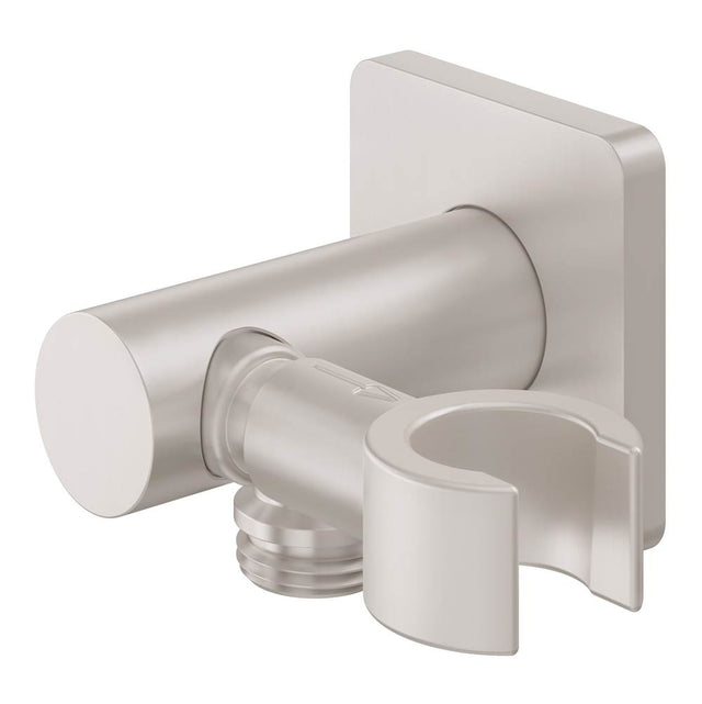 California Faucets - Supply Elbow with Swivel Handshower Holder - Quad Base - Gloss White